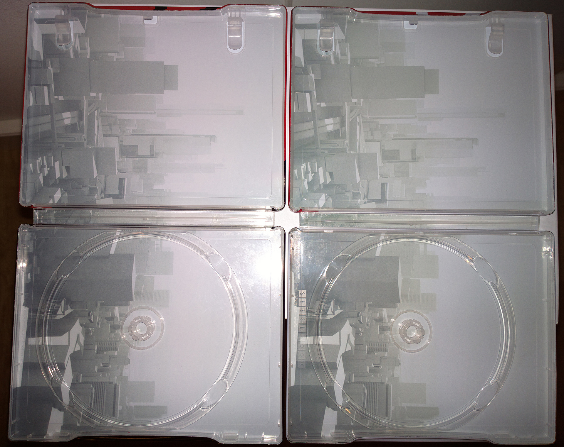 Both Steelbooks inside